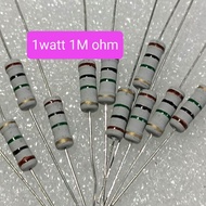 10BUAH RESISTOR 1WATT 1M OHM 1W 1MEGA OHM 1 WATT 1M OHM