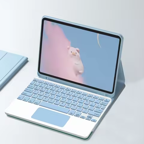 For iPad Air 2025 M3 11 inch Case with Bluetooth Keyboard Cover for New iPad 2025 Air 11 M3 Backligh