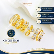 TukangemaS Cincin Emas 916 STM Ring 22K Original STM Collection Gold 22k 916 New (CES)