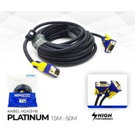 VGA CABLE PLATINUM (3+9) VGA PLATINUM 3+9 GOLD 15 meters 20 meters 30 meters 50 meters 15m 20m 30m 5
