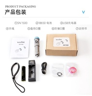 Weefine SN1500 V2 ไฟฉายมือส่องสว่างใต้น้ำ 200 เมตร สำหรับการถ่ายภาพ ไฟส่องสว่าง 1500 ลูกบาศก์ฟุต อุป
