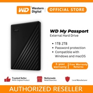 Western Digital WD My Passport Slim External HDD Storage 1TB / 2TB Hard Disk Drive with USB 3.2 Gen 