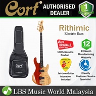 Cort Jeff Berlin Rithimic 4 String Double Cutaway Bolt On Alder Body Electric Bass Guitar