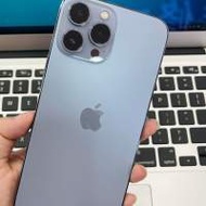 港版 Apple iPhone 13 Pro Max 128G 天峰藍色6.7寸大螢幕，功能全部正常運作，已貼...