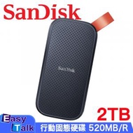 2TB 行動固態硬碟 可攜式SSD 800MB/R  (SDSSDE30-2T00-G26) 外置Hard Disk