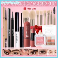 [14] [Code] 1 set of 9-color eyeshadow palettes. Complete makeup set + Monochromatic blush + matte v