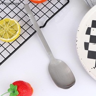 Fitow 410 Stainless Steel Spoon Long Handle Western Dining Teaspoon Coffee Dessert Spoons Silver Res