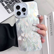 iPhone 17 Pro Max High Aesthetic Girls 16/15 Pro Apple Phone Case Flower 14 Plus Protective Cover 12