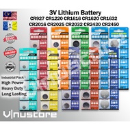3V Lithium Battery CR2450 CR2430 CR2032 2025 2016 1632 1620 1616 1220 927 Batteries Bateri Coin Watc