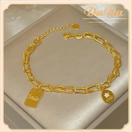 ทอง แท้ หลุด จำนำ 99.99% สร้อยข้อมือทองคําแท้ 18k อิตาลี Lucky Heart แบรนด์เครื่องประดับของขวัญที่เห