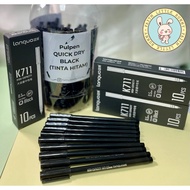 Quick Dry Black Gel Pen 0.5 mm - Quick Dry Black Pen with Black Ink