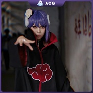 Naruto Akatsuki Cloak Cosplay Costume for Adult Kids Jacket Coat Robe Halloween Costume Party