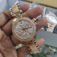 jam tangan analog wanita alexandre christie ac 2463 bf stainless steel - rosegold cream