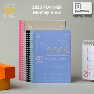 Handwriting 2026 Soft Ring A5 | B5 Monthly Planner 2026 Journal -  PNF-A5 | PNF-B5