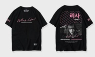 LIMITED KAOS PRIA MEMPHIS - MEMPHIS ORIGINS LISA BLACK-PINK - KAOS JEPANG - KAOS KOREA
