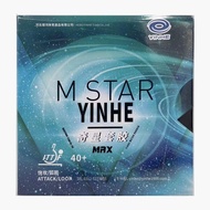 Yinhe M. ยางเทนนิสนาฬิการูปดาว M-Satr ของแท้ยางปิงปองค้างคาวเหนียวสูงพร้อมฟองน้ำสีเขียวความหนาแน่นสู