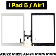 Touch ipad Air 1 ipad 5 A1822 A1823 A1474 A1475 A1476 Digitizer หน้าจอสัมผัสเลนส์ + ปุ่ม
