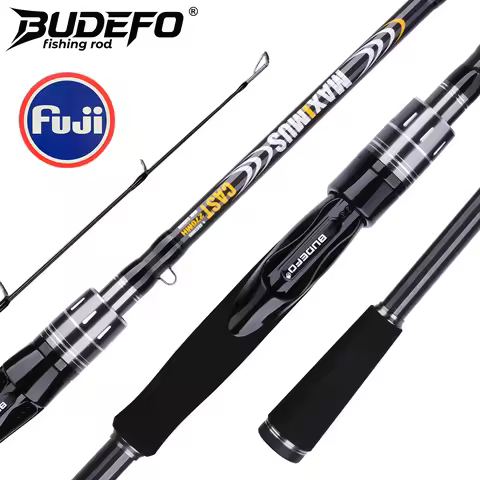 BUDEFO MAXIMUS Lure Fishing Rod 1.83m 2.43m 3.0m 30T Carbon Spinning Baitcasting FUJI Guide Travel L