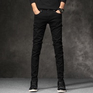2025 Black Jeans Popular Yuan Slim-fit Korean Version Flow Pants 25.11.27