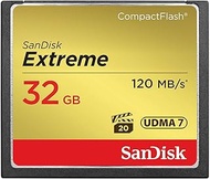 SanDisk Extreme 32GB Compact Flash Memory Card UDMA 7 Speed Up To 120MB/s- SDCFXS-032G-X46