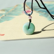 【平安扣】吊墜/項鏈/天然和田玉玉墜/平安•健康•長壽