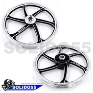 ล้อแม็ก HONDA WAVE125R 2002-2004 / 100X-125X / 100S-2005/100UBOX มีสายไมล์ ขายเป็นคู่หน้าดิส 4 รู-หล