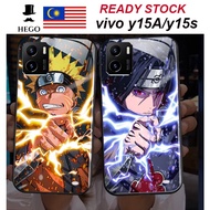 Casing Vivo Y11 Casing Vivo Y15S Y15A Y02S Nano Frosted Matte Glass Case