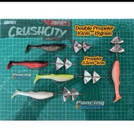 SOFT LURE RAPALA CRUSHCITY DOUBLE PROPELLER 10CM-19GRAM
