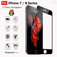 FOR iPhone 7 8 | Plus 9H Full Glue Cover 3 Times Strengthen Tempered Glass Screen Protector