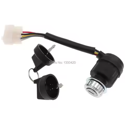 5 Pin JK425-2 Ignition Lock Start Switch Key for Quad Bike ATV Dune Buggy Dirt Bike Go Karts
