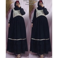 gamis rajut mix ceruty rompi