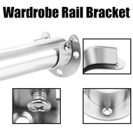 【stock】Wardrobe Bracket Heavy Duty Stainless Steel Rod Socket Flange Rod Holder / Shower Curtain Clo
