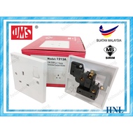 UMS 13A SWITCH SOCKET UMS1213A BAKELITE SIRIM
