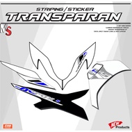 Custom Striping Sticker MS002 Transparent Aerox New Transparent Striping/ NVX Custom Philippines Vie