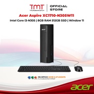 Acer Aspire XC1710-N305W11 Desktop | Intel i3-N305 | 8GB RAM 512GB SSD | Intel Share | Wifi 6 | MS O