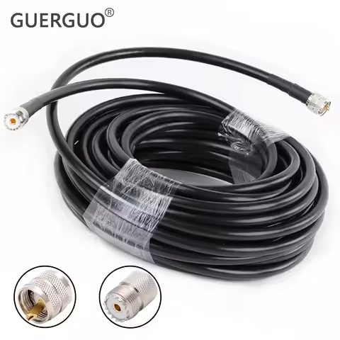 LMR400 Cable SMA Male to PL259 UHF Male Connector Plug Cord 50-7 RF Coaxial Extension Jumper Pigtail