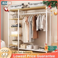 NR Open Clothes Rack Hanging Floor Cloth Sorting Wardrobes Clothes Organizer Penyangkut Rak Pakaian 