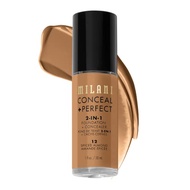 Milani Conceal + Perfect 2-in-1 Foundation + Concealer - Spiced Almond (1 Fl. Oz.) Cruelty-Free Liqu