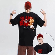 Slam Dunk Short-sleeved T-shirt Cotton Basketball Clothes Anime SHOHOKU TSHIRT V3 man tshirt