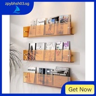[in stock]Acrylic Creative Wall Hanging Bookshelf Wall Shelf Transparent Picture Book Shelf Magazine Rack Wall Decorative Storage Display TEOM