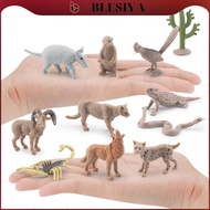 [Blesiya] 11x Simualtion Desert Animals Playset PVC Crafts Figurines for Easter Gift Desk Ornament T