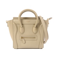 CELINE 牛皮皮革Nano Luggage金扣手挽肩背兩用袋