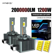 HYNBYZJ 1200W D2S D4S LED Car Headlight Bulb HID 2000000LM D1S D3S D5S  Canbus D1R D2R D3R Xenon Bul