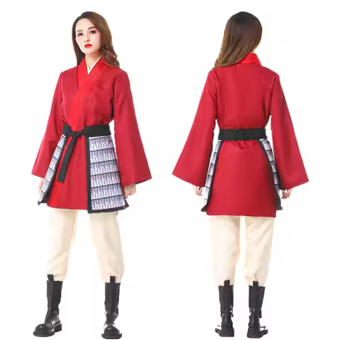 Movie Hua Mulan Cosplay Costume Adult Women Hanfu Princess Dress Hanfu Chinese Heroine Dress Up Hall