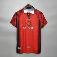 96-97 Football MU Home Retro Soccer Jersey