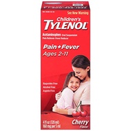 Tylenol Chld Cherry Liq Size 4 Fl oz Tylenol Children'S Cherry Blast Oral Suspension Pack of 3