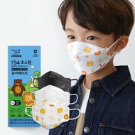 🇰🇷 韓國製 Puremate KF94 小童口罩 - 50個 (獨立包裝) 【動物圖案/白色】