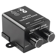MEIRIYFA RCA Tombol Bass untuk Amplifier Kereta, Tombol Kawalan Volume, Pengawal Selia Gain Audio Ke