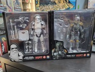 Mafex star war Boba Fett & first order  storm trooper $480#mafex #starwar #bobafett #firstorder #sto