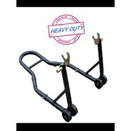 *Premium Quality PADDOCK STAND BOBBIN SUPERBIKE REAR STAND BLACK